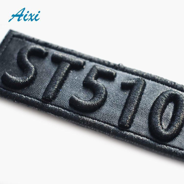 Embossed jeans leather label custom embossed leather label garment label